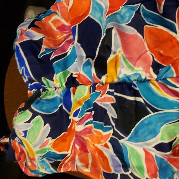 Maxine Of Hollywood Womens Jungle Vines Shirred Girl Leg Mio 8 - Picture 4 of 7